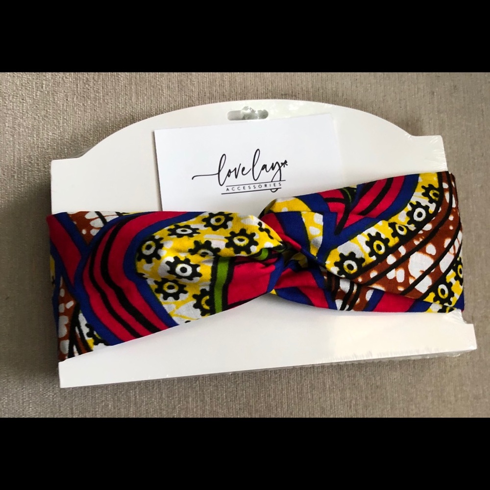 Multicolored African Print Headbands